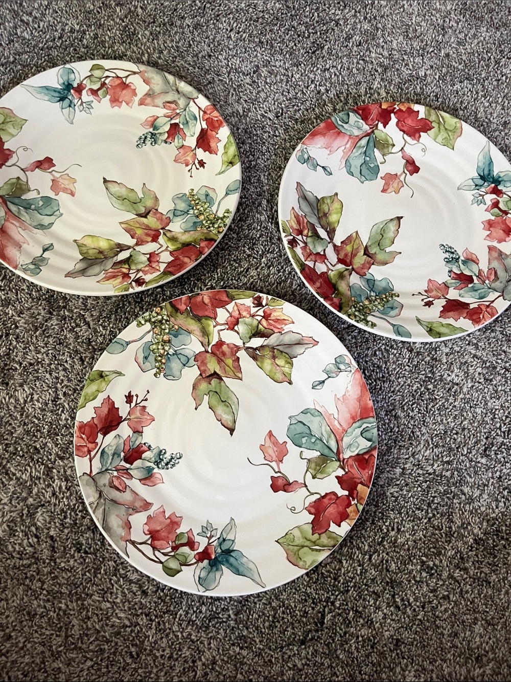 Pier 1 Waterbury Dinner Plates Pier 1 Plates Bundle Floral Print